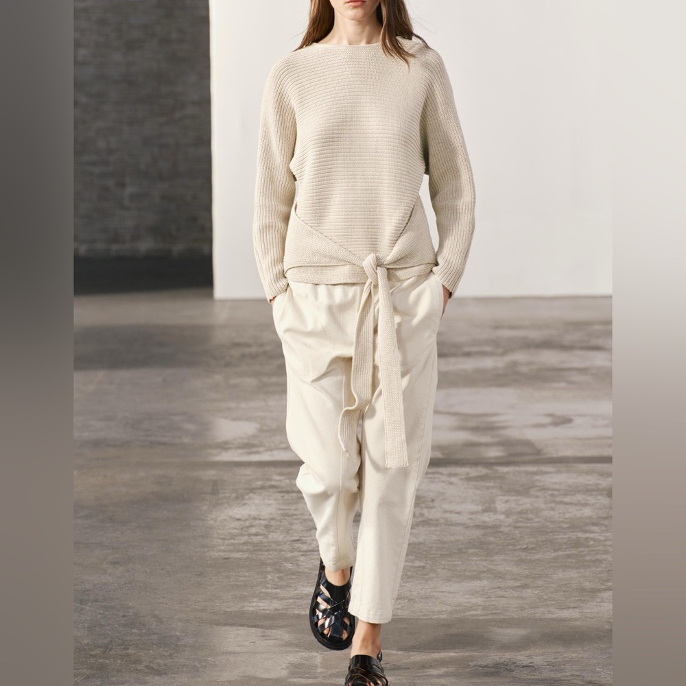 Zara ZW collection cotton pants